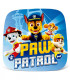 WOODEN TABLE WITH 2 PAW PATROL CHAIRS
