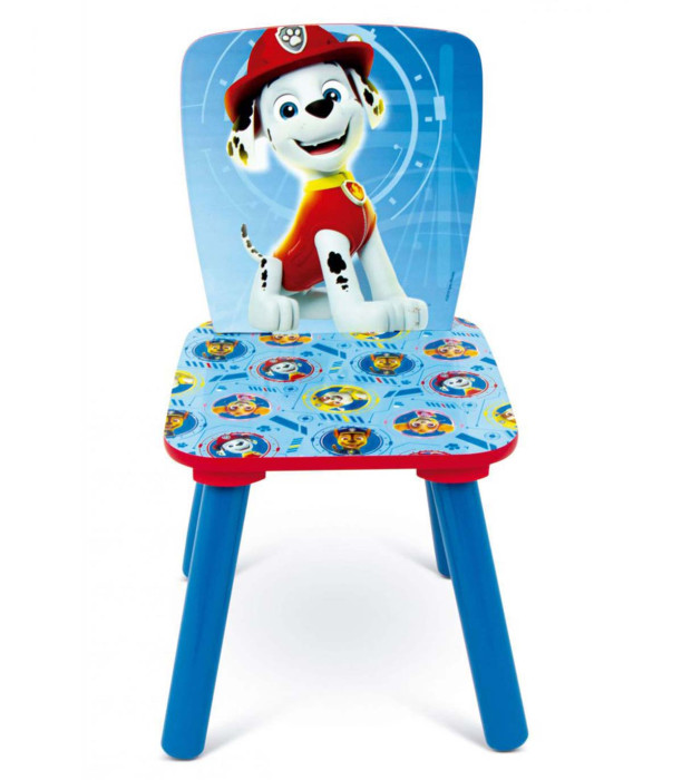 MASĂ DIN LEMN CU 2 SCAUNE PAW PATROL