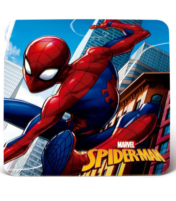 MASĂ DIN LEMN CU 2 SCAUNE SPIDERMAN