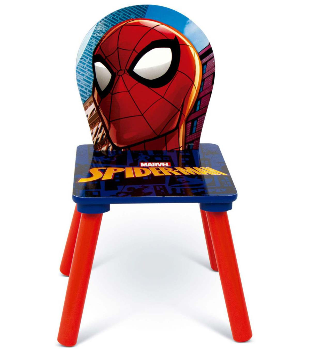 MASĂ DIN LEMN CU 2 SCAUNE SPIDERMAN