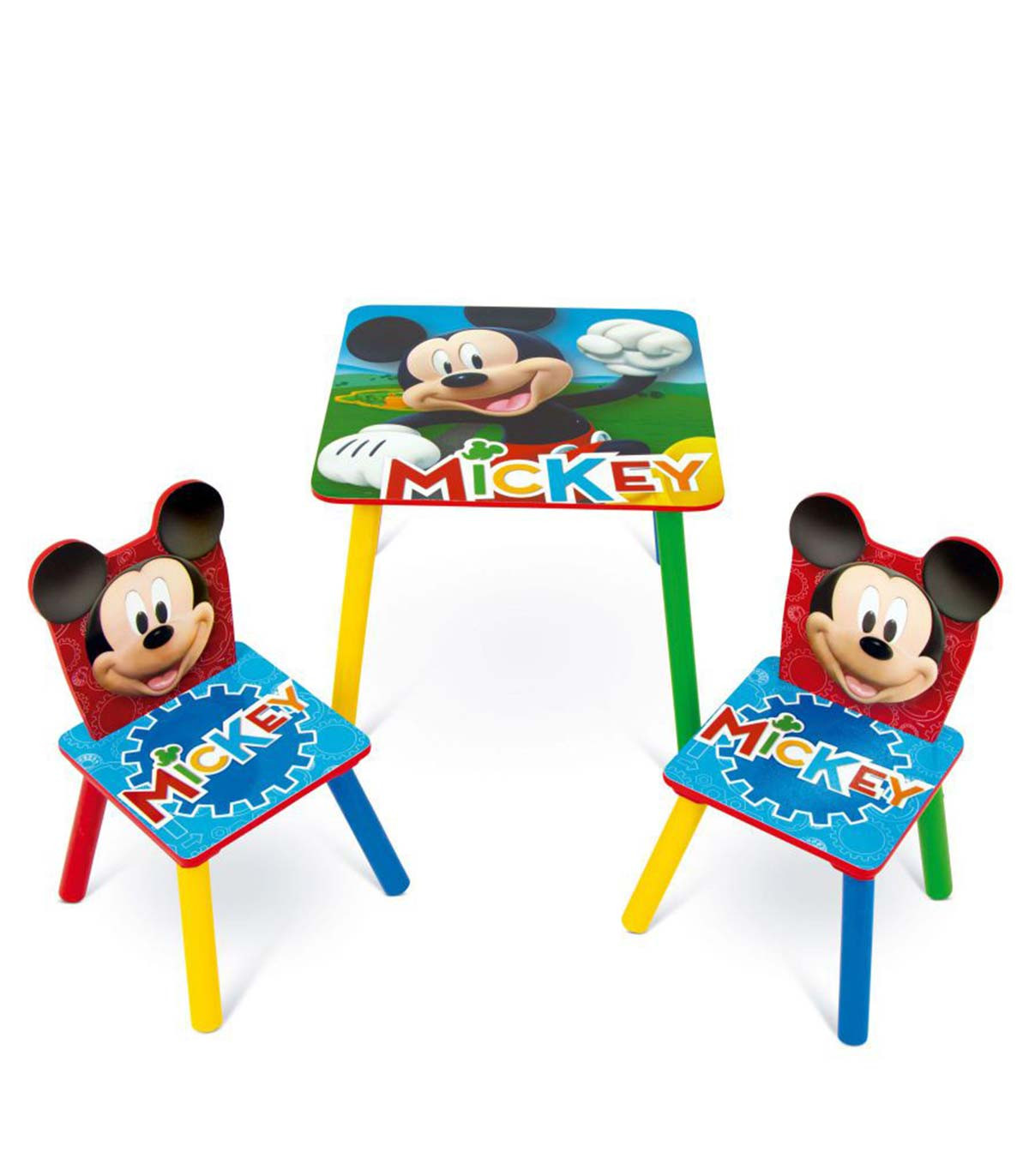 MASĂ DIN LEMN CU 2 SCAUNE MICKEY