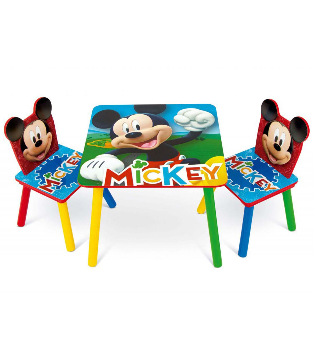 MASĂ DIN LEMN CU 2 SCAUNE MICKEY