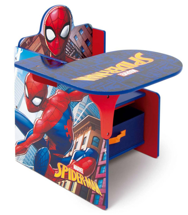 BIROU DIN LEMN CU SCAUN ȘI SERTAR SPIDERMAN