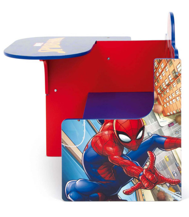 BIROU DIN LEMN CU SCAUN ȘI SERTAR SPIDERMAN