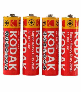 ZINC BATTERY KODAK R6 / AA 1.5V - PACKAGING AND BATTERIES