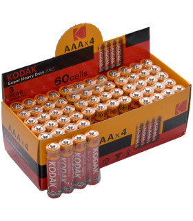 ZINC BATTERY KODAK R3 / AAA 1.5V - PACKAGING AND BATTERIES