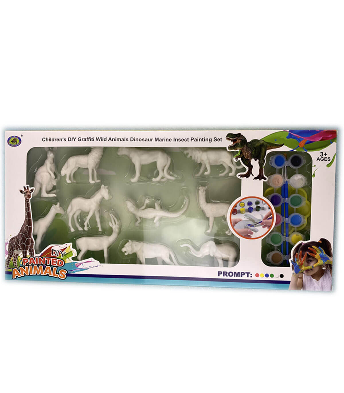SET MARE DE VOPSIT ANIMALE SĂLBATICE 11 BUC - Sălbatice și de pădure