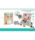 PUZZLE-BOOK CU PĂPUȘI MAGNETICE PENTRU COPII - PUZZLE ȘI CUBURI