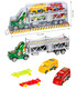 TRUCK WITH 2 MINIBUSES AND 2 FORMULA 1 CARS - Trucks and cargo