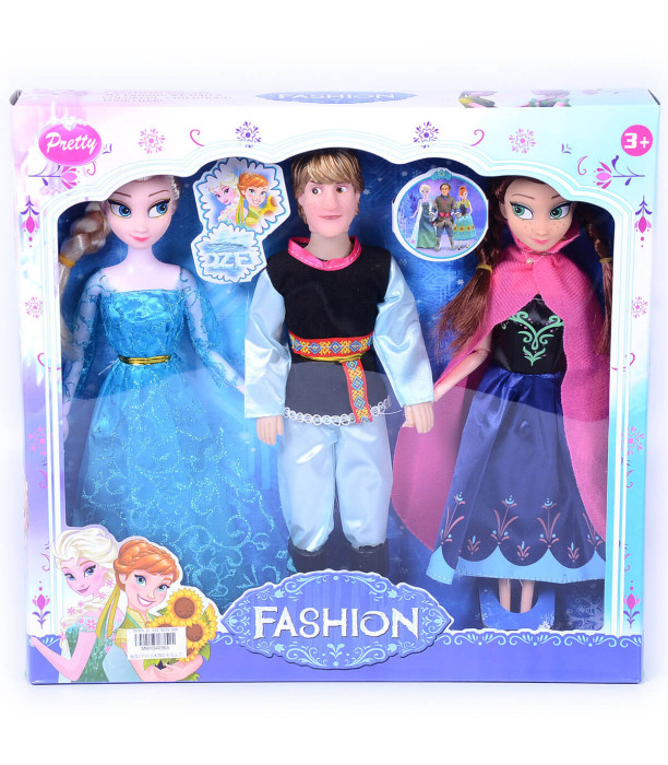 PĂPUȘI FROZEN 3 BUC. - PĂPUȘI ȘI SIRENE