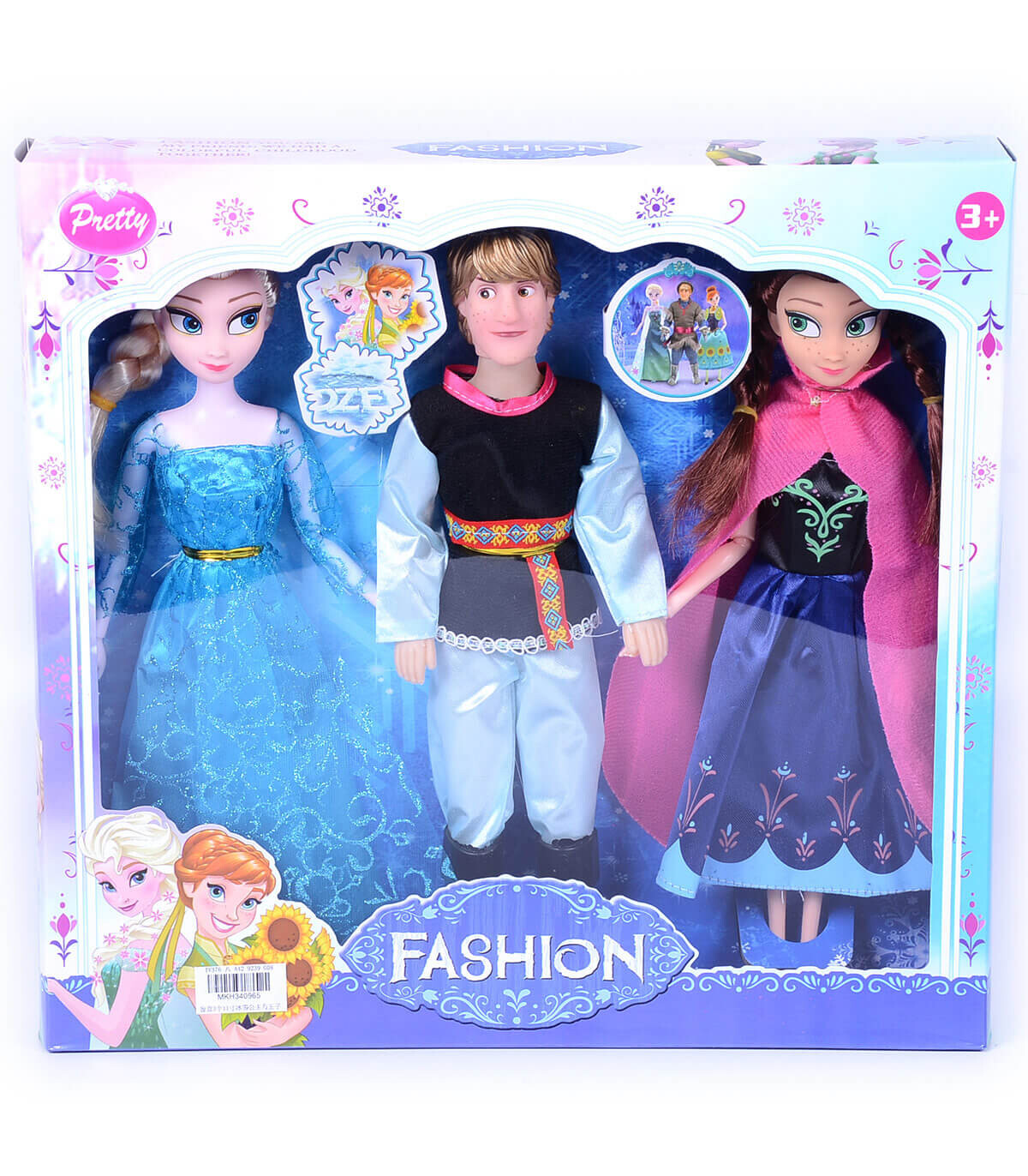 PĂPUȘI FROZEN 3 BUC. - PĂPUȘI ȘI SIRENE