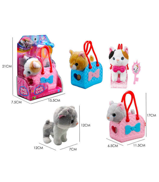 PISIC DE PLUȘ PENTRU COPII CU SAC BLISTER - Mici
