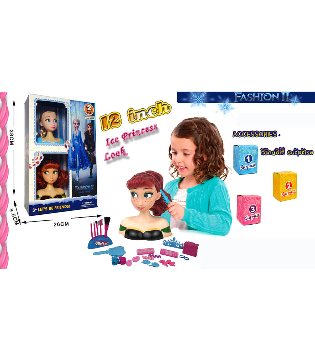 2 CHAKES ÎN REGATUL DE GHEATĂ MACHIAJ ȘI COAFURI - SET DE COAFAT ȘI ÎNFRUMUSEȚARE