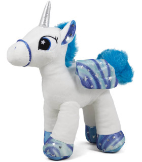 UNICORN PONEI DE PLUȘ CU ARIPI AROMATE 2 CULORI 35 CM - Medii