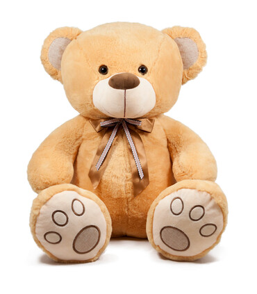 TEDDY BEAR WITH DOUBLE TAPE 2 COLORS 60 CM - Big