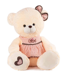 TEDDY BEAR WITH CLOTHES - GIRL AND BOY 60 CM - Big