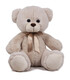 PLUSH TEDDY BEAR WITH TAPE 4 COLORS 30 CM - Medium