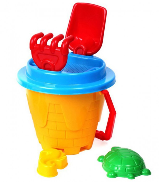 ROUND BUCKET WITH FORMS - FOR SAND