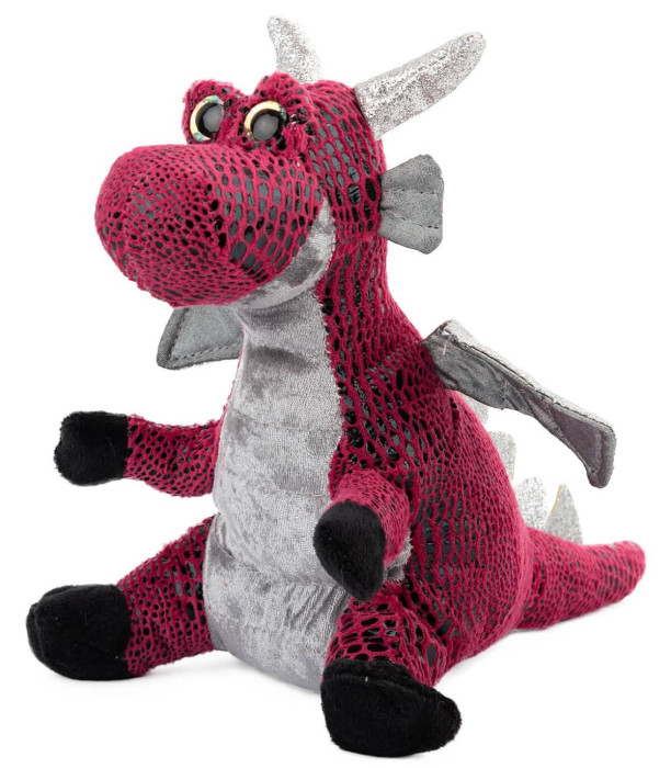 DRAGON MARE DE PELUȘ CU ARIPI 32 CM - Medii