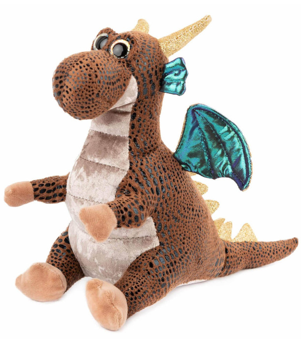DRAGON MARE DE PELUȘ CU ARIPI 32 CM - Medii