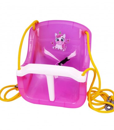 CLEAR CRADLE WITH ANIMALS 2 COLORS - SWINGS AND CHAIRS