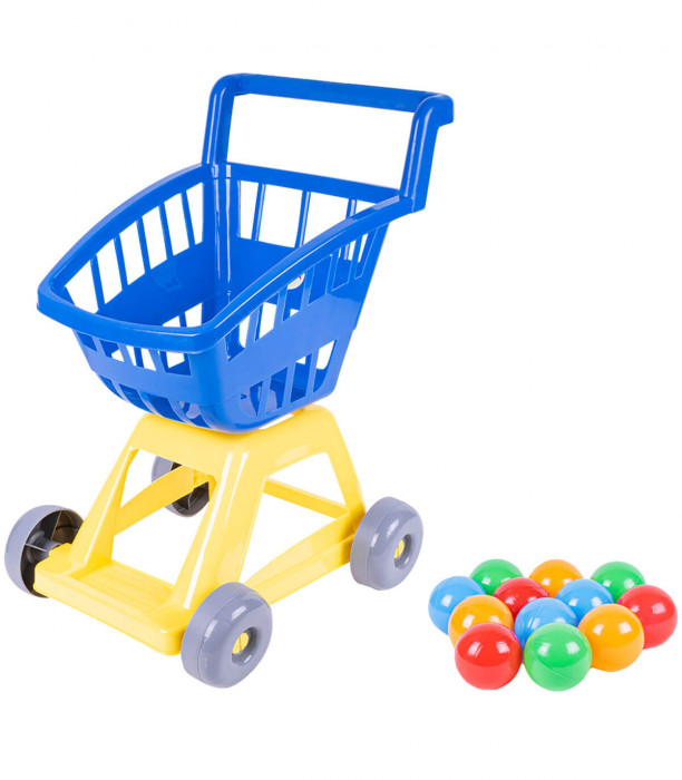 SHOPPING TROLLEY WITH SOFT BALLS - KITCHENS, SERVICES AND FOOD