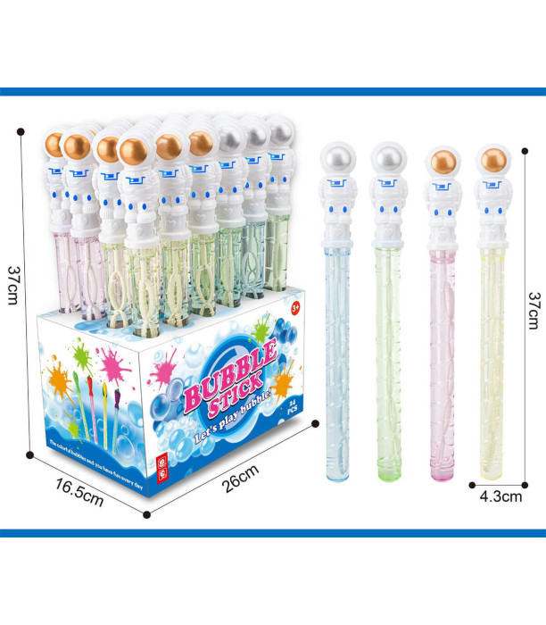 STICK ASTRONAUT PENTRU BALOANE 37 CM - BULE DE SĂPUN