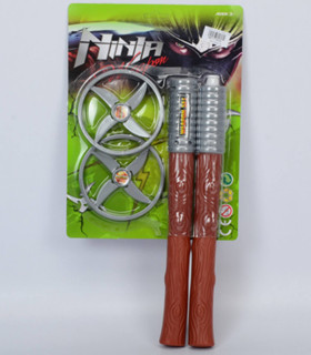 ARME ȚESTOASELE NINJA - NUNCHAKU ȘI DISCURI - TRUSE ȘI MUNIȚIE
