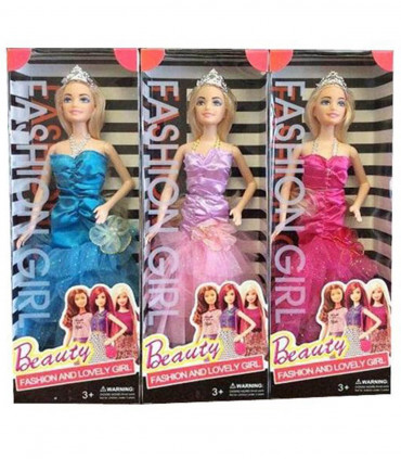 PRINCESS DOLL WITH CROWN - DOLLS AND MERMAIDS