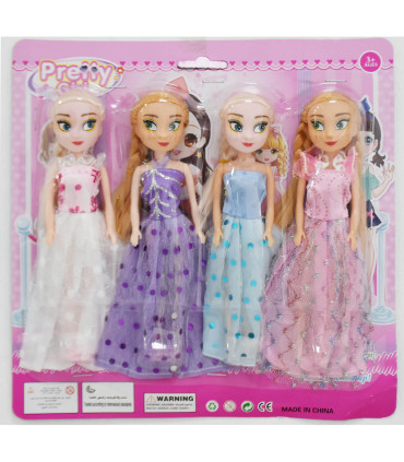 SET 4 PĂPUȘI - PĂPUȘI ȘI SIRENE