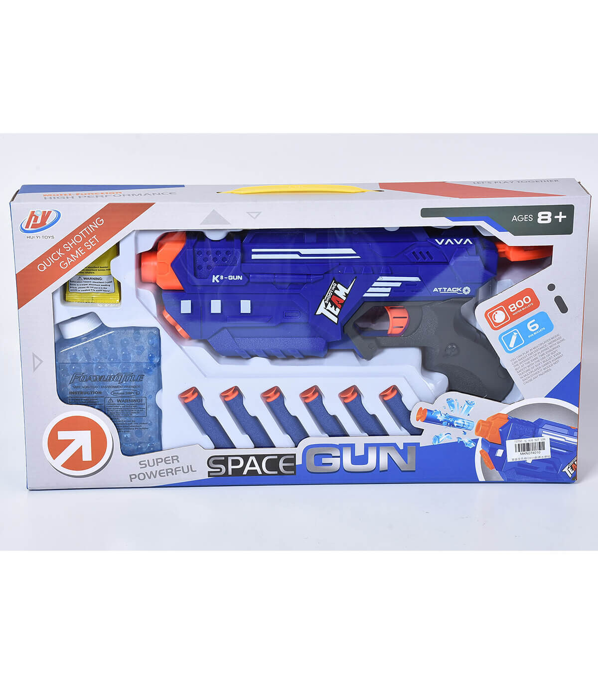 PISTOL SPAȚIAL CU BOMBE DE APĂ ȘI GLOANȚE MOI - PISTOLE