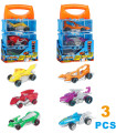 SET DE MAȘINI METALICE CU MÂNER 3 BUC.
