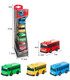SET DE 4 AUTOBUZE MICI - TRENURI ȘI AUTOBUZE