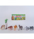 SET ANIMALS 6 PCS. WITH PANDA - Wild and forest
