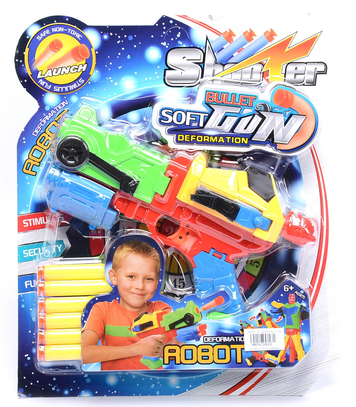 PISTOL TRANSFORMERS CU GLOANȚE MOI - PISTOLE