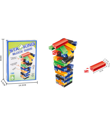 JENGA DIN PLASTIC - JOCURI DE MASĂ