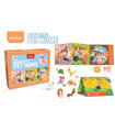 MAGNETIC PUZZLE 3 PCS. WITH ANIMALS PET HOME