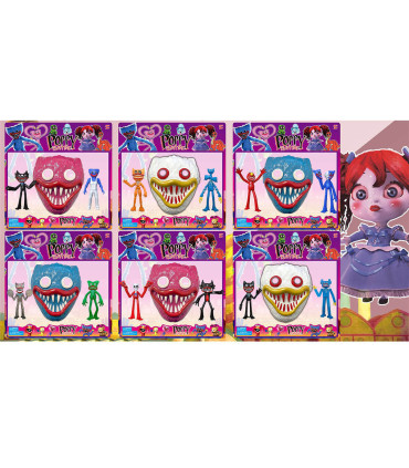 MASCĂ CU 2 FIGURINE CELEBRE - COSTUME, MĂȘTI ȘI BAGHETE DE PETRECERE