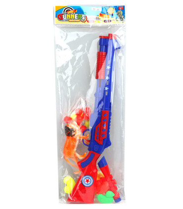 GUN WITH BALLS AND ANIMALS - MACHINES AND RIFLES