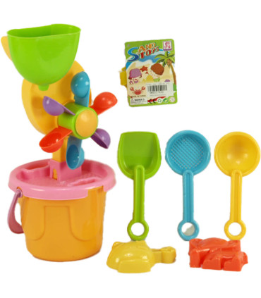 BUCKET AND SHOVEL SET - 8 PIECES - FOR SAND