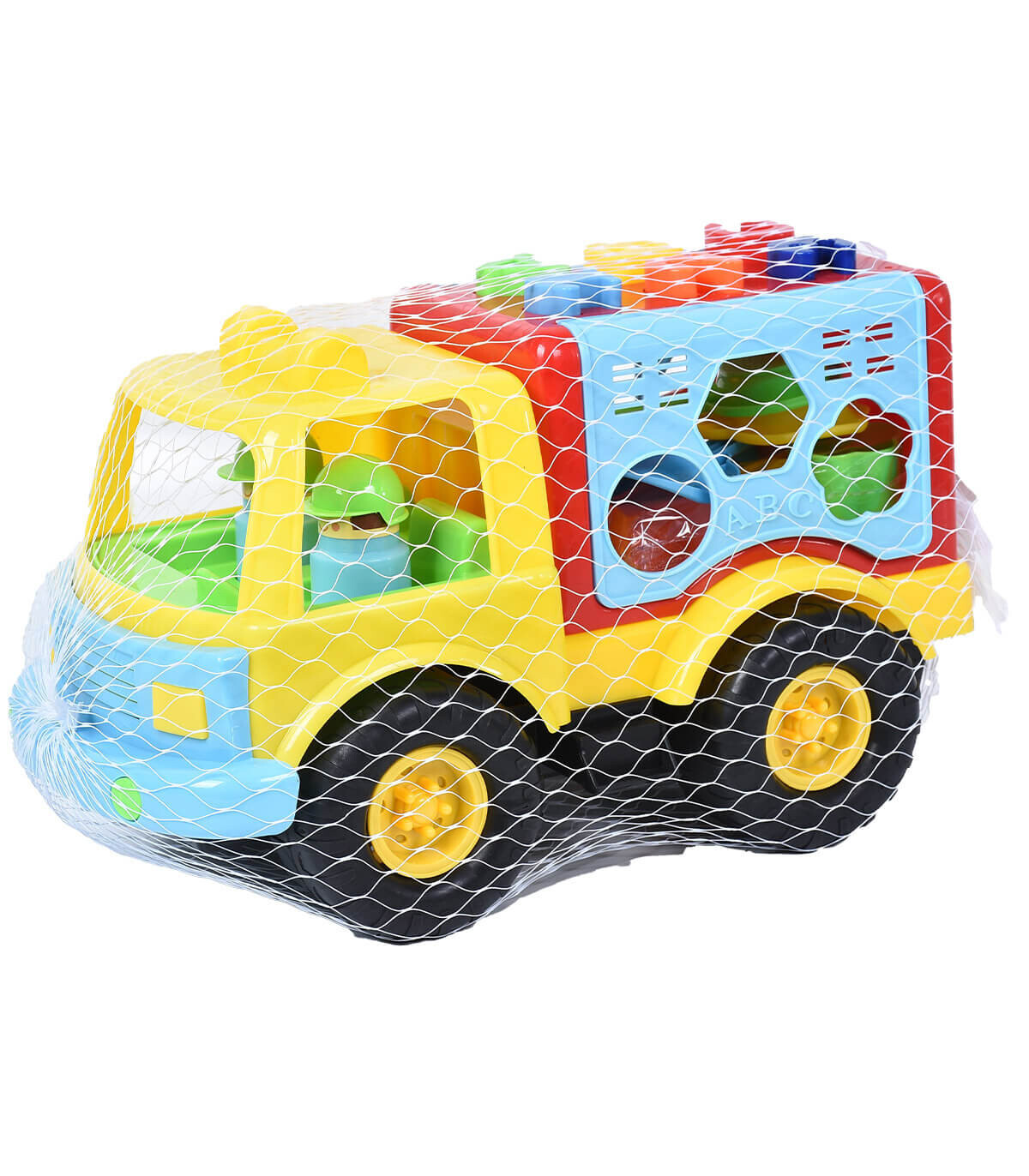 CAMION MARE SORTATOR 17 BUC - CUBURI DE CONSTRUIT, ASOCIERE ȘI INELE