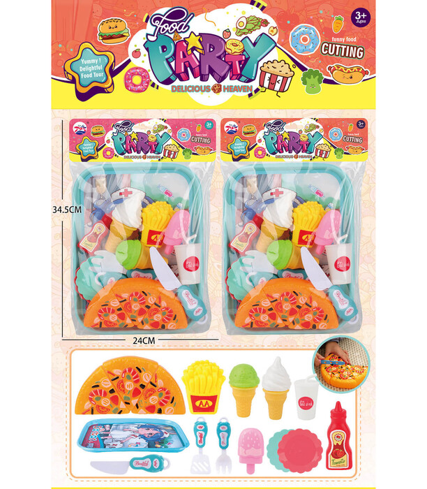 SET DE PETRECERE CU PIZZA ȘI INGHEȚATĂ - BUCĂTĂRIE, SERVICII ȘI MÂNCARE