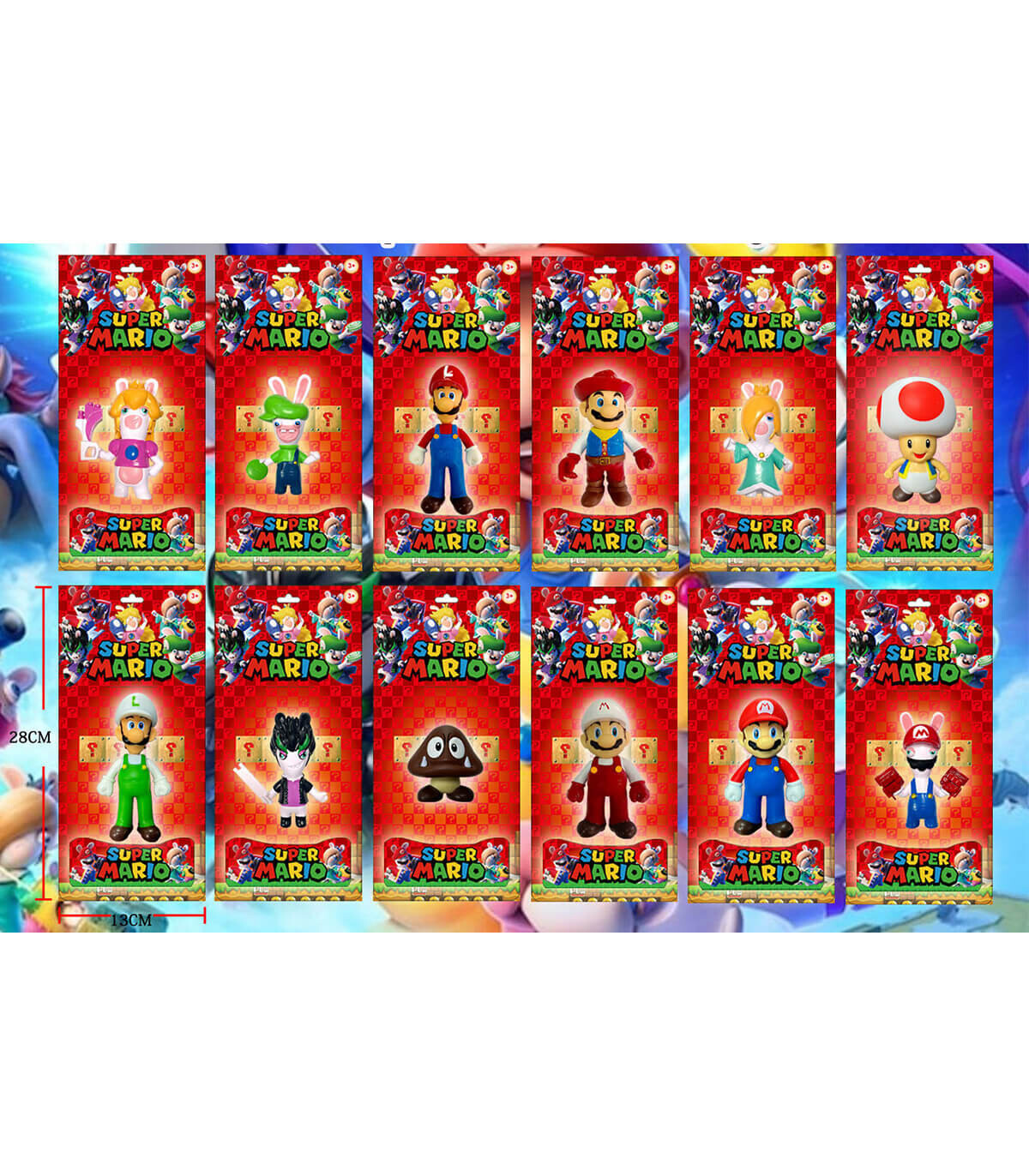 12 FIGURINE SUPER MARIO - Eroi