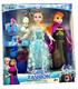 2 PĂPUȘI FROZEN CU ROCHII ȘI OLAF IN CUTIE - PĂPUȘI ȘI SIRENE