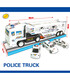 CAMION TRAILER DE POLIȚIE CU 5 MAȘINI - Mașini de poliție, autospeciale de pompieri și ambulanțe