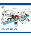 CAMION TRAILER DE POLIȚIE CU 5 MAȘINI