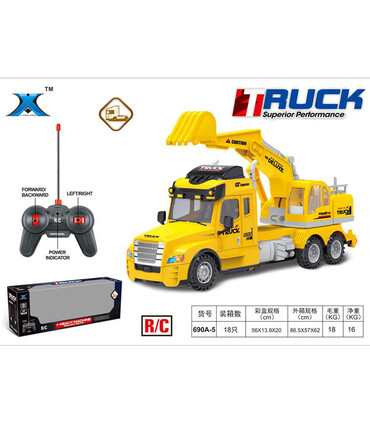EXCAVATOR CU RADIOCOMANDĂ 4 CĂI - Control radio cu telecomandă