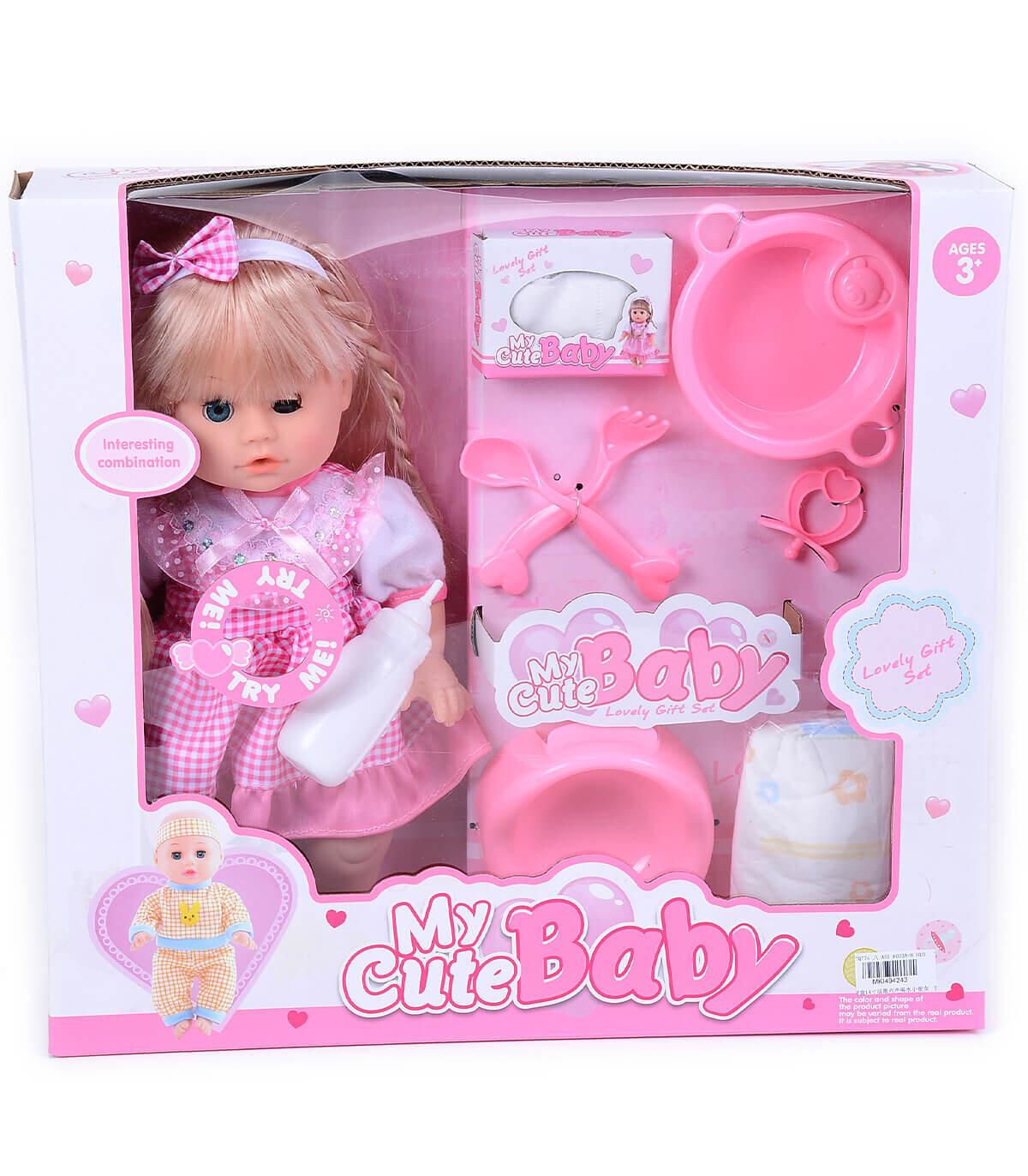 PĂPUȘI PIȘI CU BUCĂȚI ȘI ACCESORII ÎN CUTIE - PĂPUȘI ȘI SIRENE