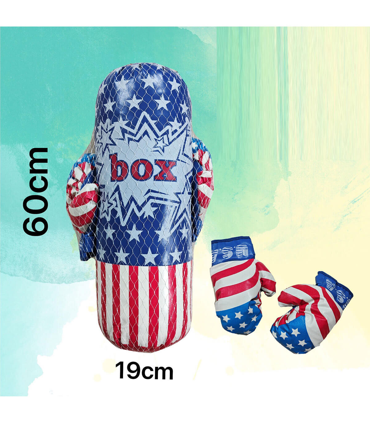 PARE DE BOX CU MĂNUSI USA 60 CM - SPORTURI