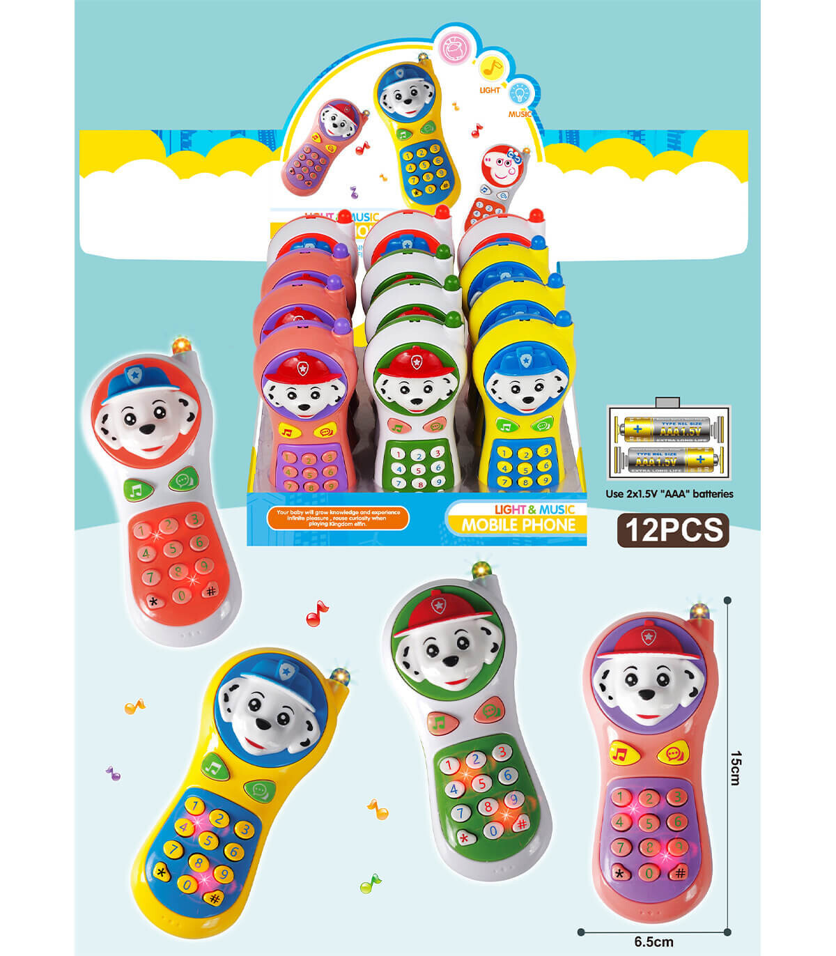 BATERIE TELEFON PUCUP 12 BUC. ÎNTR-O CUTIE - Telefoane, tablete și laptopuri